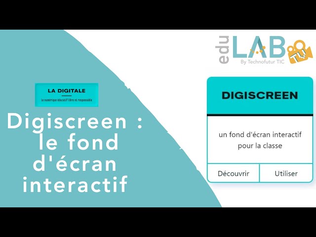 La Digitale : Digiscreen, le fond d'écran interactif 