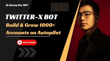 Build & Grow 100+ Twitter/X Accounts on Autopilot | Twitter Bot