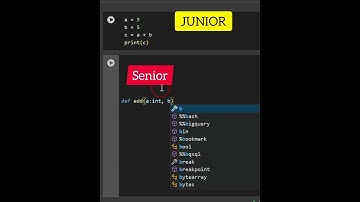 Junior Vs. Senior Developer #coding #programming #python #shorts