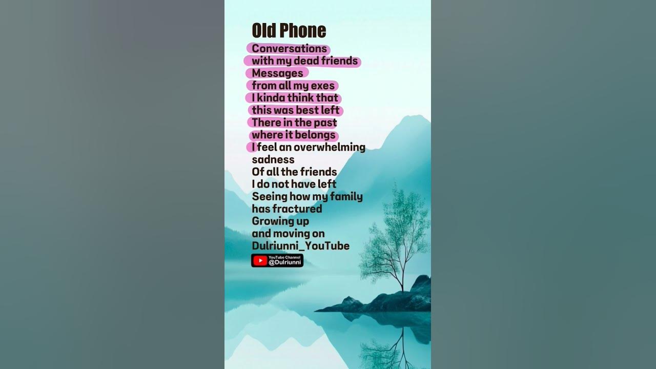 🌼 Old Phone | Ed Sheeran