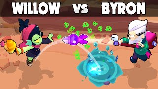 🤢 УИЛЛОУ против БАЙРОНА 🤢 Brawl Stars