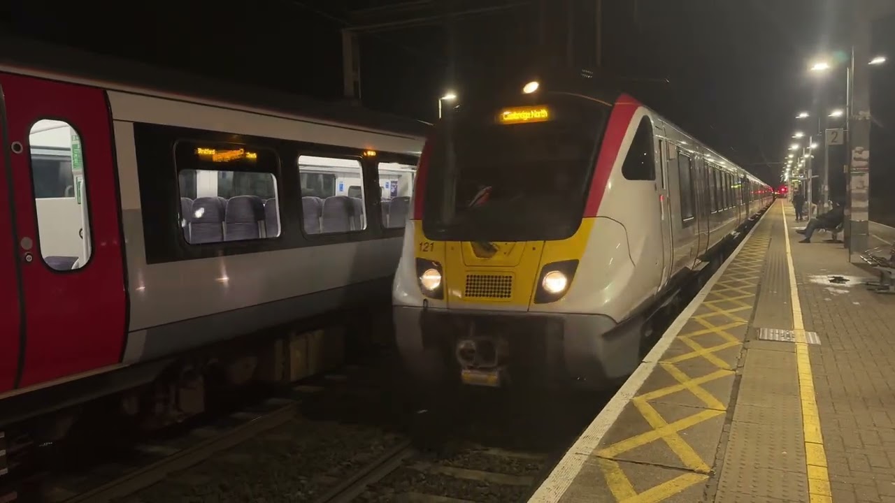 Trainspotting at Cheshunt Station. 