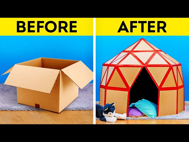 Don't Throw Away Your Old Cardboard 🌟📦 Easy DIY & Recycling Ideas class=