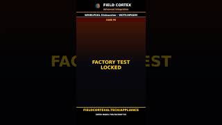 Whirlpool Dishwasher Error PE Fix | Field Cortex #Shorts