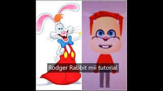 How to make Rodger Rabbit mii