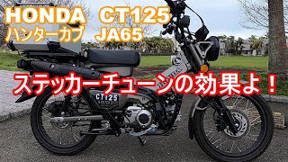 Honda New Hunter Cub CT125 JA65 HunterCub Custom Easy DIY Sticker Tune 60% Complete Miyazaki Rider