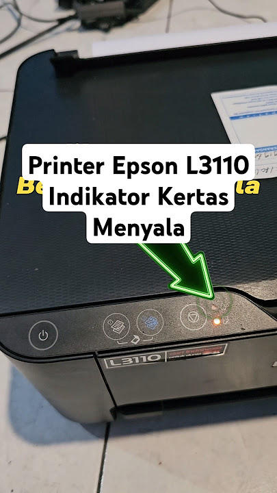 Epson L3110 indikator Kertas Berkedip #printer #service #belajarbersama