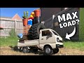 How much load can this RC Kei Truck take! WPL D12 Load Test Suzuki Carry