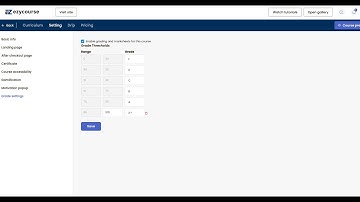 Grade your students with EzyCourse grading system | All in one online course platform