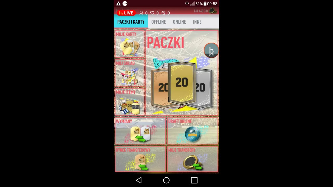 doge fut 20 live sub 5 mln #2