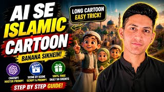FREE AI Se Long Islamic Cartoon Video Kaise Banaye? | Step-by-Step (2026) screenshot 5