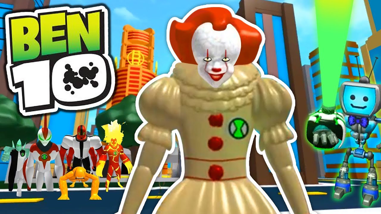 Ben 10 Arrival Of Aliens On Roblox It Clown Pennywise Vs Every Alien Vs Fandroid Youtube - clown arrival roblox