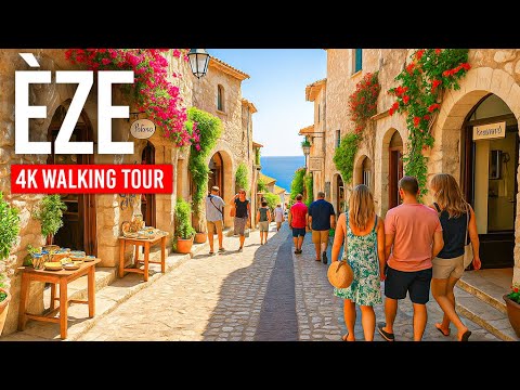 فرنسا | village | جولة مشي 4K