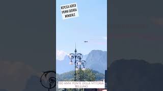 100 anni Ponte della Vittoria replica aereo militare prima guerra mondiale