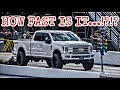 HOW FAST IS A NEW DELETED F-250??? PLUS CORVETTE VS GTR ACTION!!!