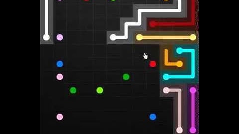 flow game facebook - 12 x 12 mania level 6 Connect the dots