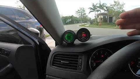 AEM OBD11 / boost gauge set up for the MK6 Jetta ( Installation )