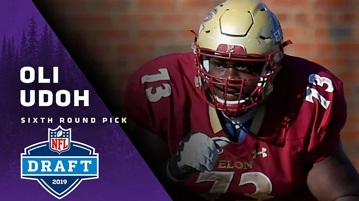 New Minnesota Vikings T Olisaemeka Udoh Highlights