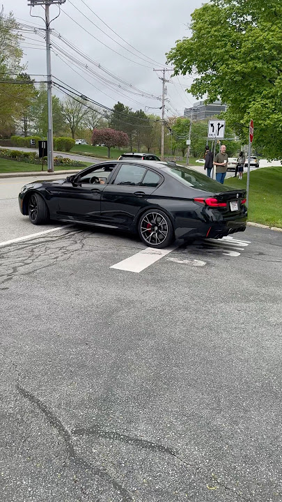 F90 BMW M5 Competition in black is a sleeper.