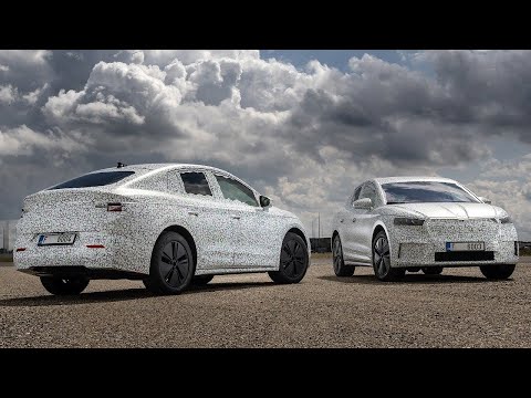 Прототип электрокара Skoda Enyaq Coupe iV (2021) — официальное видео
