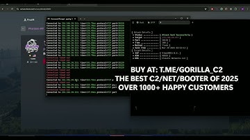 Gorilla C2/BOTNET L4 SHOWCASE | BEST BOTNET | BUY IP STRESS | BUY DDOS | BEST BYPASS | C2 DDOS