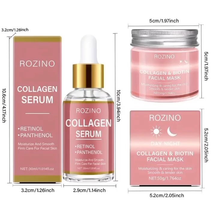 Collagen Day & Night Mask Serum | Anti-Aging Skincare | Radiance & Firmness in 7 Days ✨