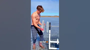 THE COLDEST WORKOUT EVER Viralvideo 