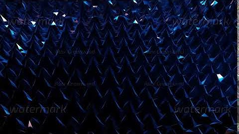 stylish dark abstract low poly background in 4k. Abstract waves move on glossy metallic surface in