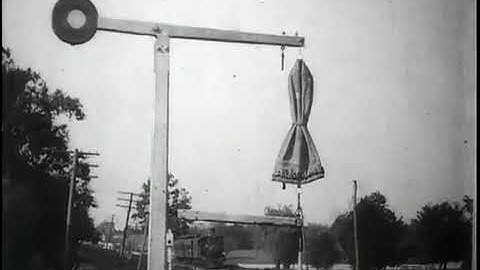 Train taking up mail bag, Post Office, Maryland 1903