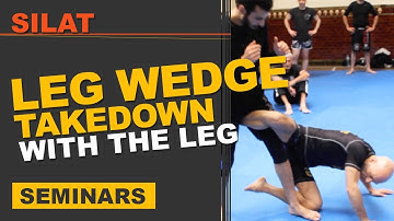 Silat: Legs Wedge With Leg Takedown