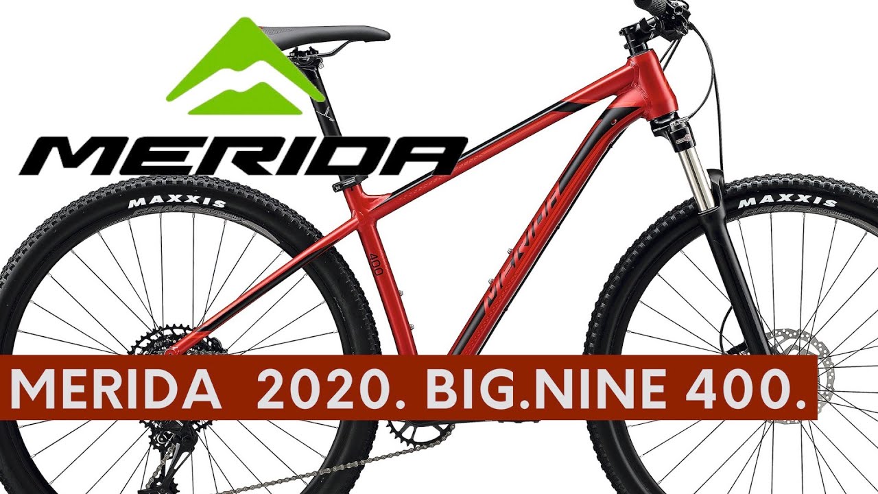 MERIDA 2020. BIG.NINE 400. Red bright MTB - YouTube