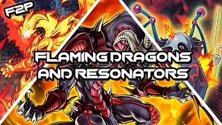 The Power of Flaming Resonators!! | Resonator/Red Dragon Yu-Gi-Oh Duel Links