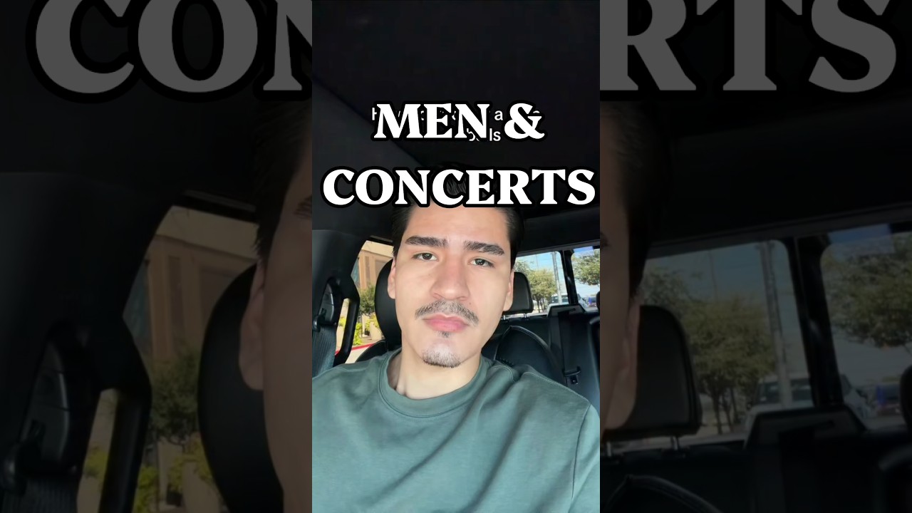 MEN & CONCERTS #concert #music #men #danregancomedy