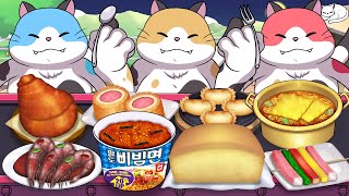 Mukbang Animation Food fighter cat COMPLETE EDITION 5