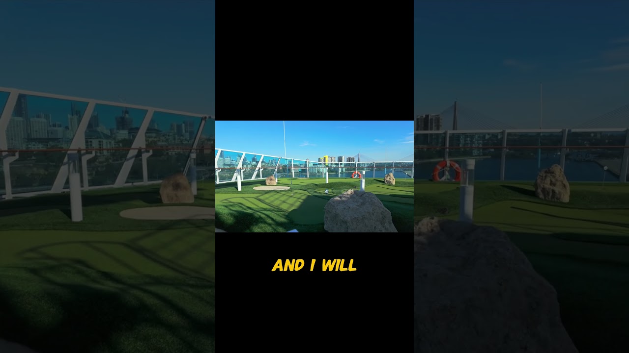 This Putting Green Move Gets You BANNED #cruiseships #shorts #funny