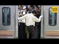 Madness in metro  tube  subway  short film one hundred seconds tokyo by jan verbeek