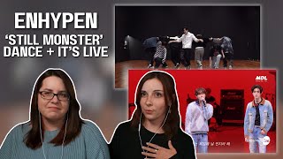 ENHYPEN (엔하이픈) ‘Still Monster’ Dance Practice & Band LIVE Concert [it's Live] Reaction