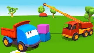 Cartoni Animati per bambini - Leo il Camion Curioso e la Gru