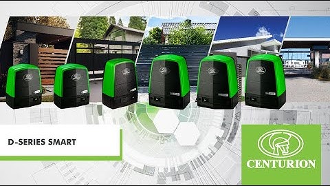CENTURION - Introducing the D-Series SMART: The Future of Intelligent Gate Control