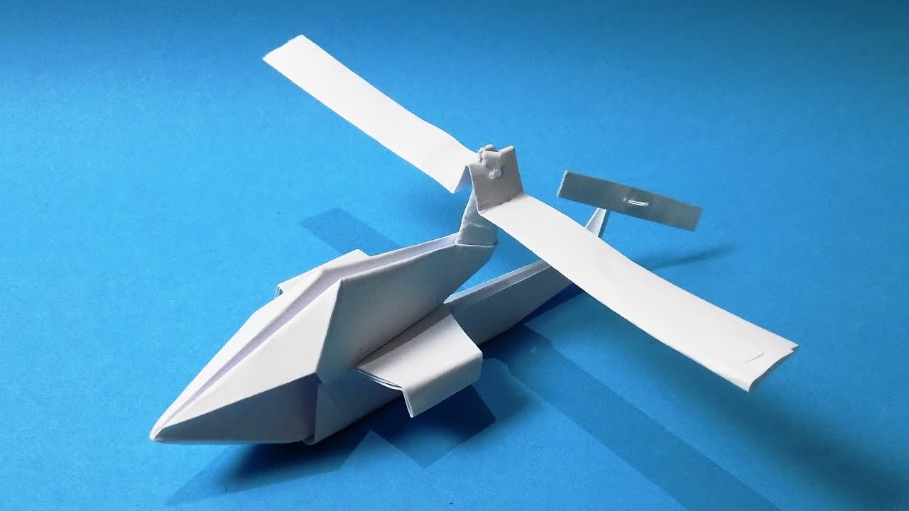 to make a paper helicopter