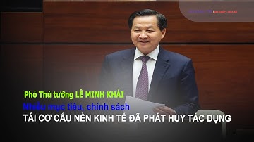 Phó Thủ tướng LÊ MINH KHÁI giải trình chất vấn nhiều vấn đề cử tri quan tâm l Kỳ họp 6 Quốc hội 15