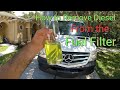 How To Remove Water from Diesel Fuel Filter on a Mercedes Sprinter DIY