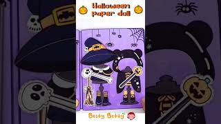 Halloween Paper doll Dress up play