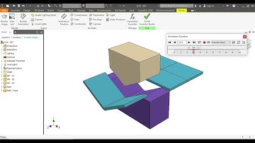 #Bending Plate Animation #Inventor Studio