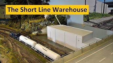 Scratch Building a Short Line Warehouse (Part 2) | Boomer Diorama ~ Vlog # 184