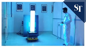 Coronavirus: Autonomous UV disinfecting robots | The Straits Times