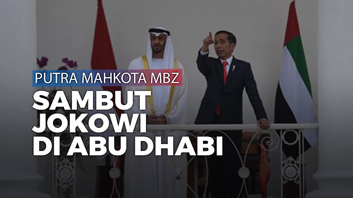 Presiden Jokowi Lakukan Kunjungan ke Abu Dhabi, Disambut dengan Upacara Kenegaraan