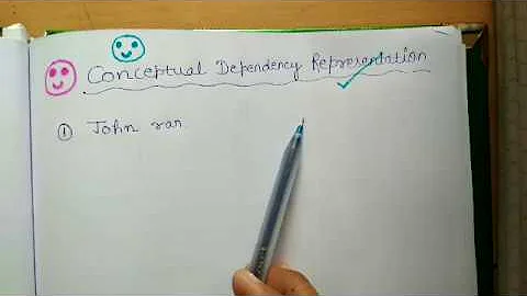 Conceptual dependency representation using examples in Artificial Intelligence