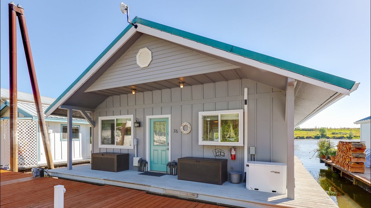 Floating Home in Portland, Oregon across from Sauvie Island YouTube