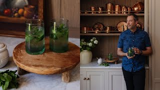 How To Make A Cucumber Honey Mojito Mocktail - Chris Cooks